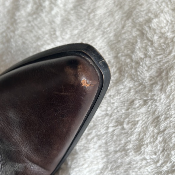 Brown Italian leather boots size 9 - Picture 7 of 7